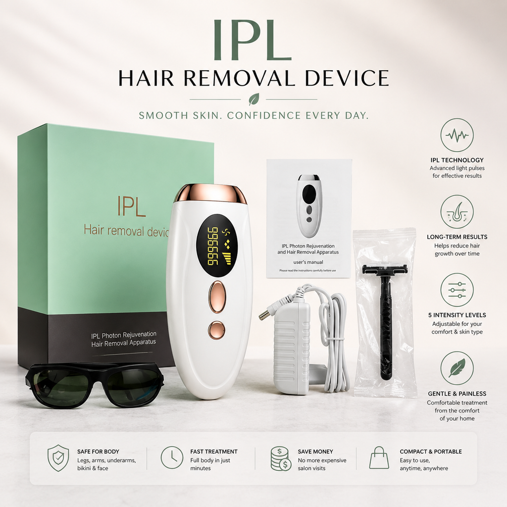 Nourvanta LumiSilk IPL Hair Removal Device